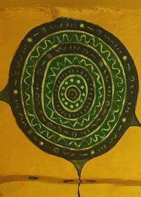 Marguerite Lalèyê dans l'Espace Oshoun à Fribourg, un lieu de soin et de reconnexion.